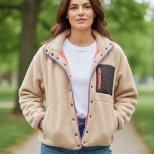 Wild Fable Sherpa Jacket Medium Oversized